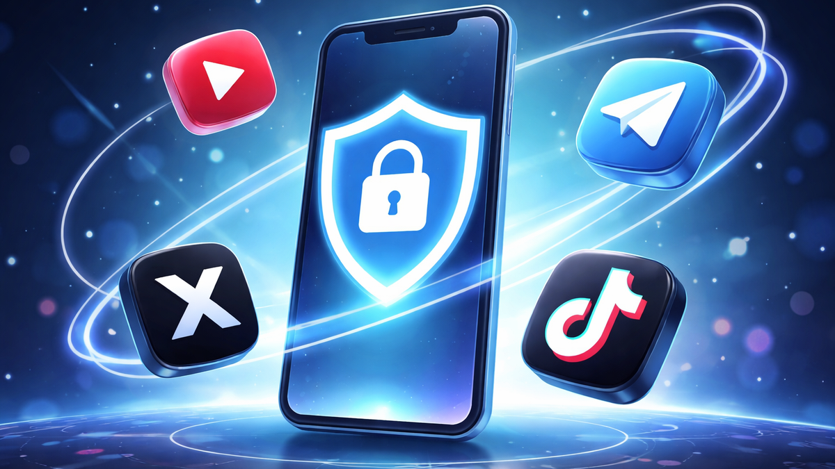 ¿Qué VPN elegir para tu smartphone en 2026? YouTube, Telegram, X y TikTok